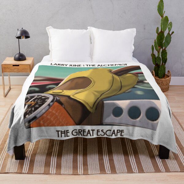Larry June the great escape Throw Blanket RB0208 product Offical larry june Merch